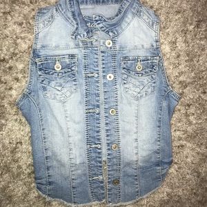 Denim vest